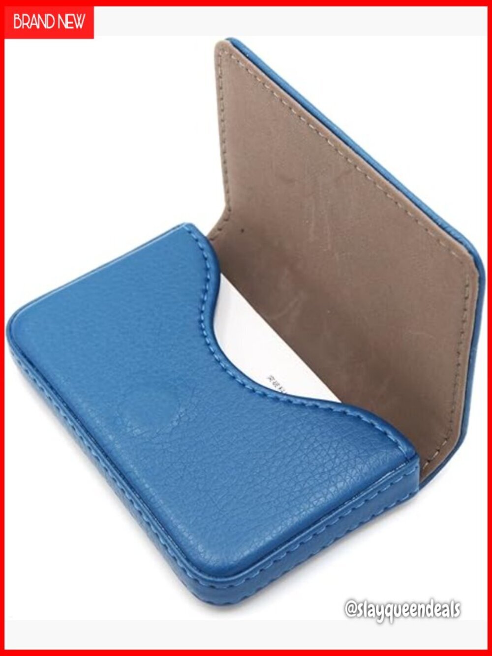 Slim RFID Blocking Business Card Holder with Magnetic Closure